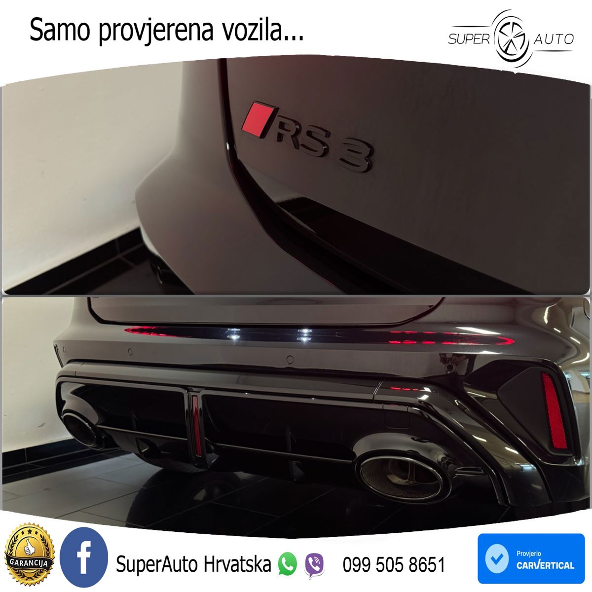 Audi RS3 Sedan 2.5 TFSI (400 KS) quattro S tronic