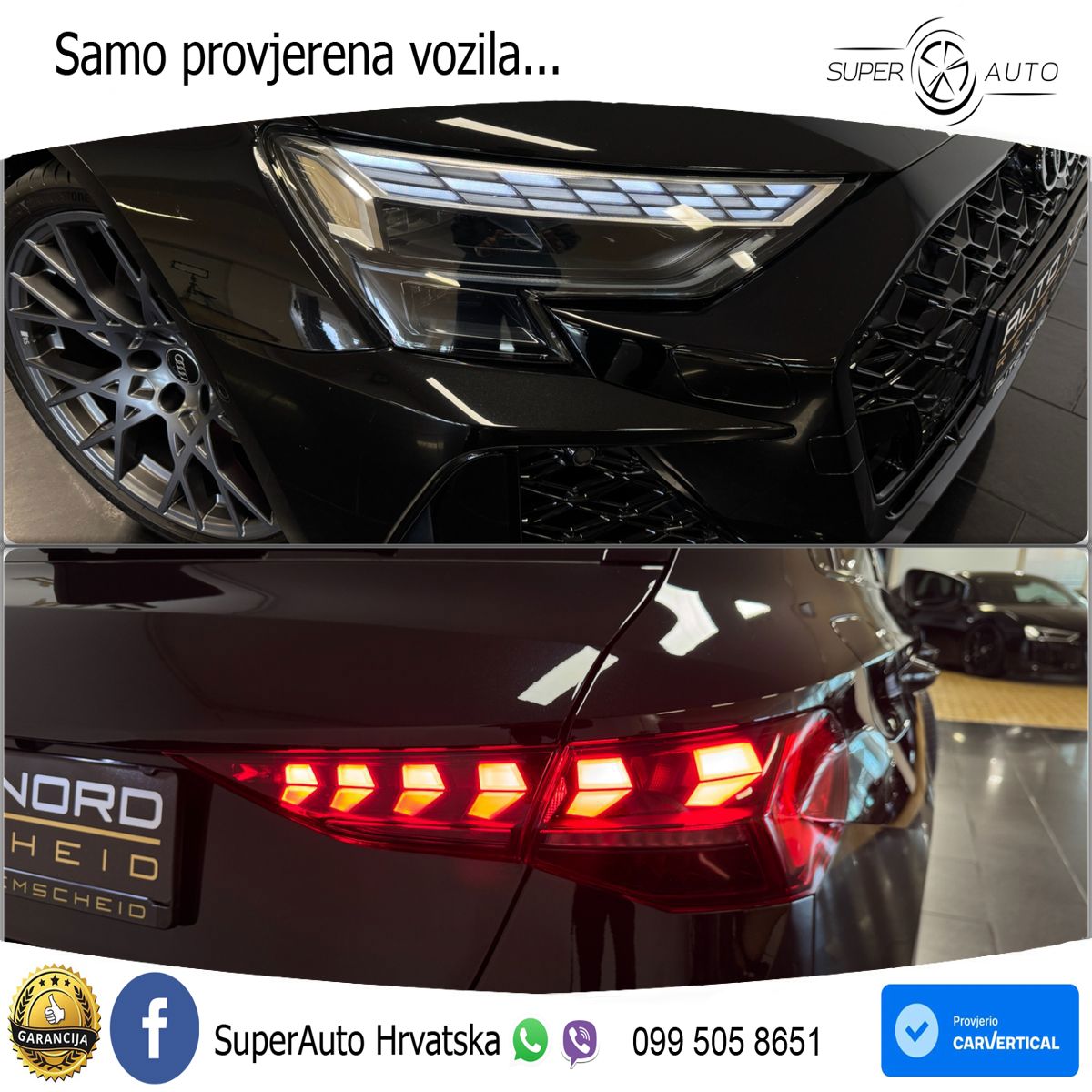 Audi RS3 Sedan 2.5 TFSI (400 KS) quattro S tronic