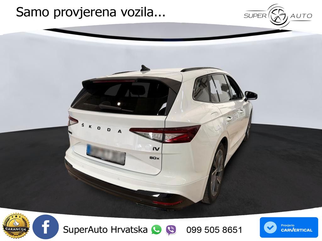 Škoda Enyaq iV 80x 82 kWh (265 KS) AWD SportLine LED+GR SJED+ACC