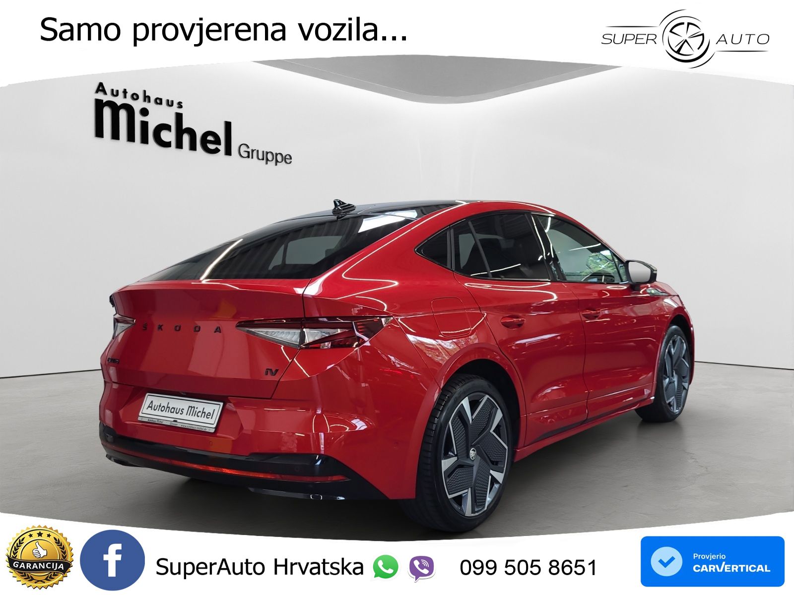 Škoda Enyaq iV RS 82 kWh (299 KS) AWD Suite LED+GR SJED+ACC