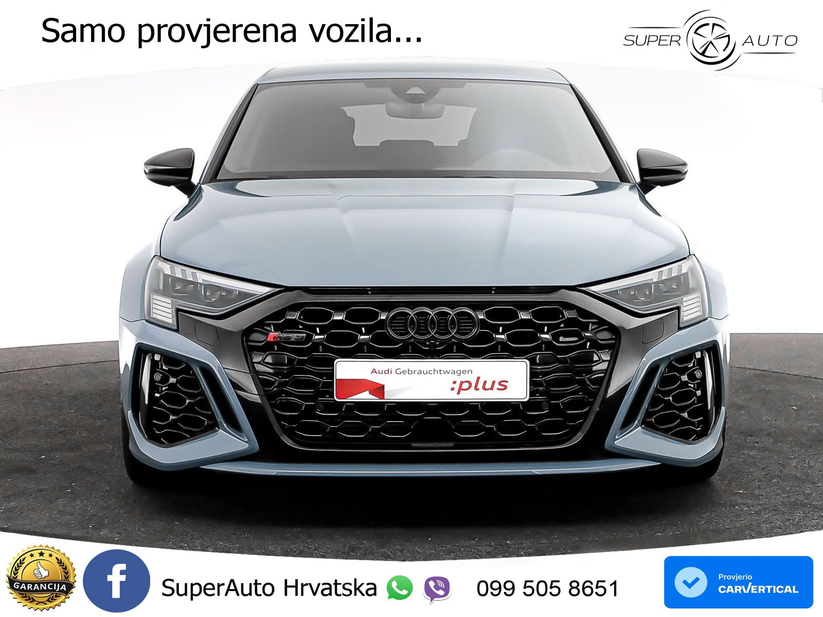 Audi RS3 Sportback 2.5 TFSI (400 KS) quattro S tronic LED+GR SJED+ACC