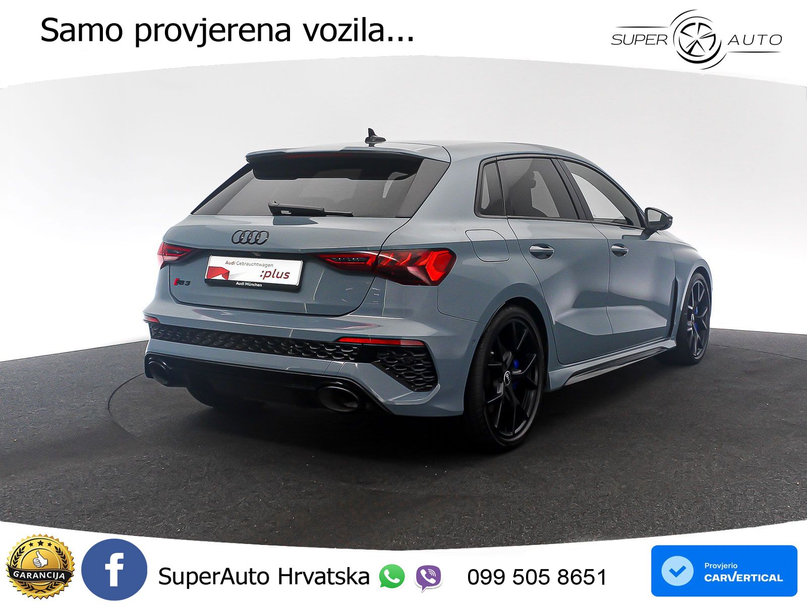 Audi RS3 Sportback 2.5 TFSI (400 KS) quattro S tronic LED+GR SJED+ACC