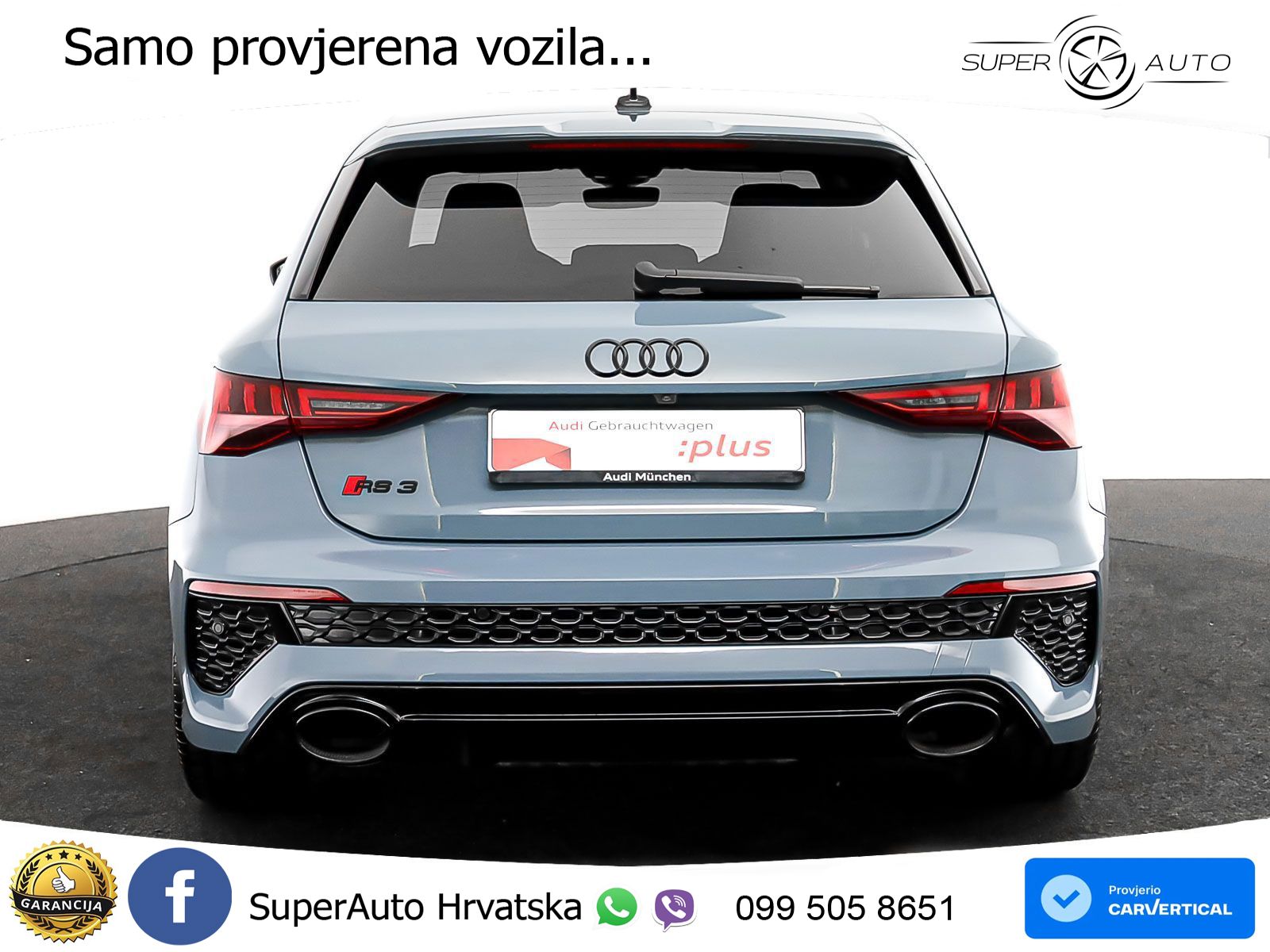Audi RS3 Sportback 2.5 TFSI (400 KS) quattro S tronic LED+GR SJED+ACC