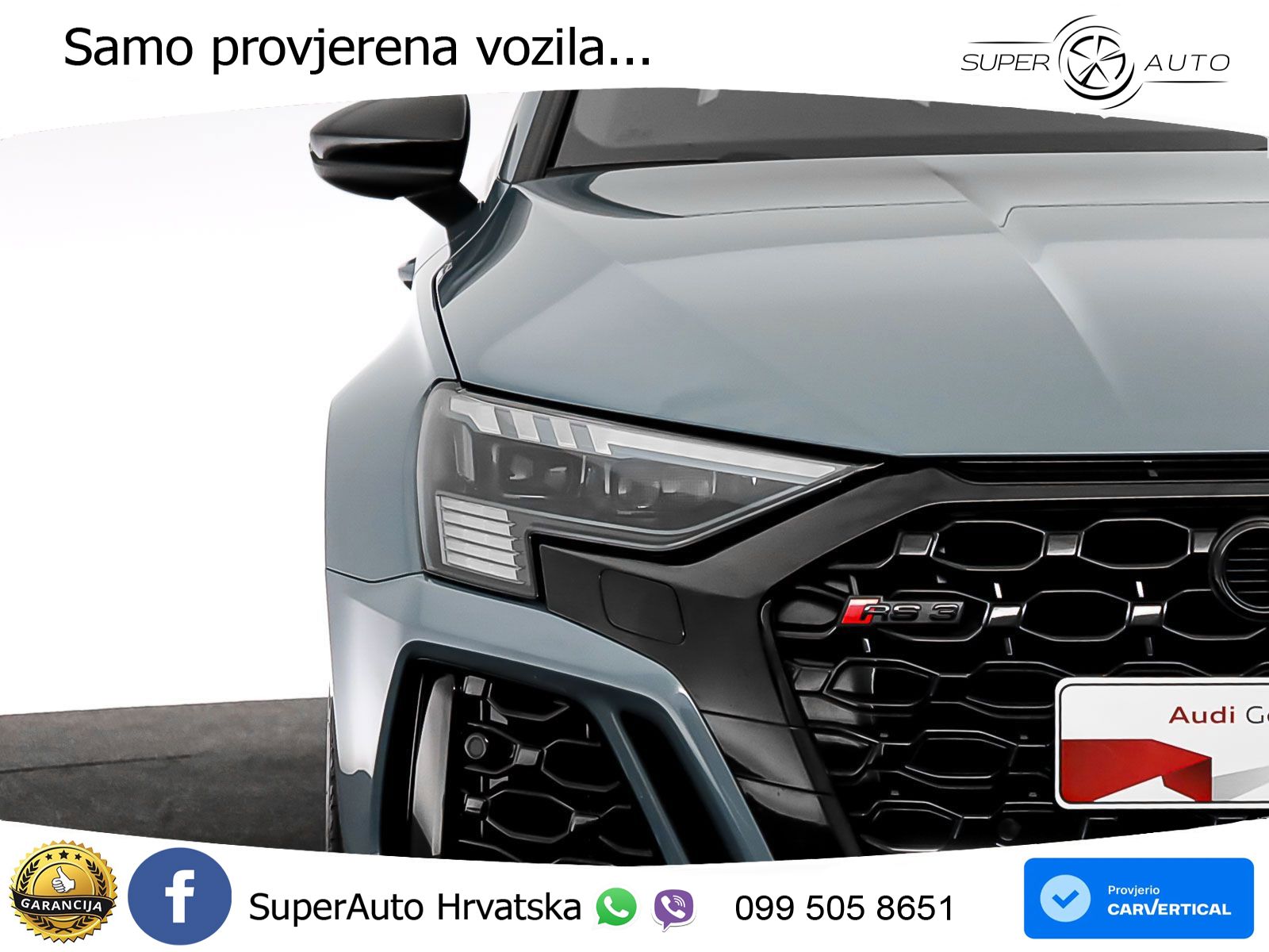Audi RS3 Sportback 2.5 TFSI (400 KS) quattro S tronic LED+GR SJED+ACC