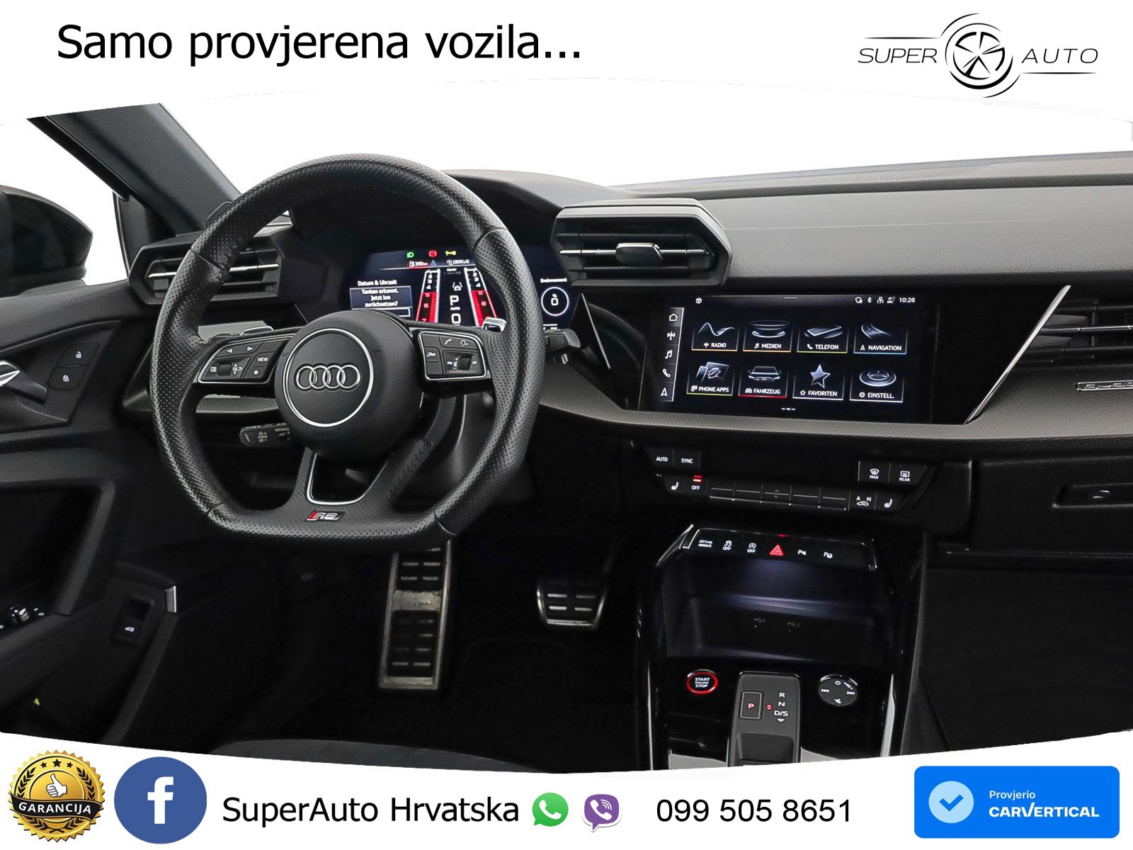 Audi RS3 Sportback 2.5 TFSI (400 KS) quattro S tronic LED+GR SJED+ACC