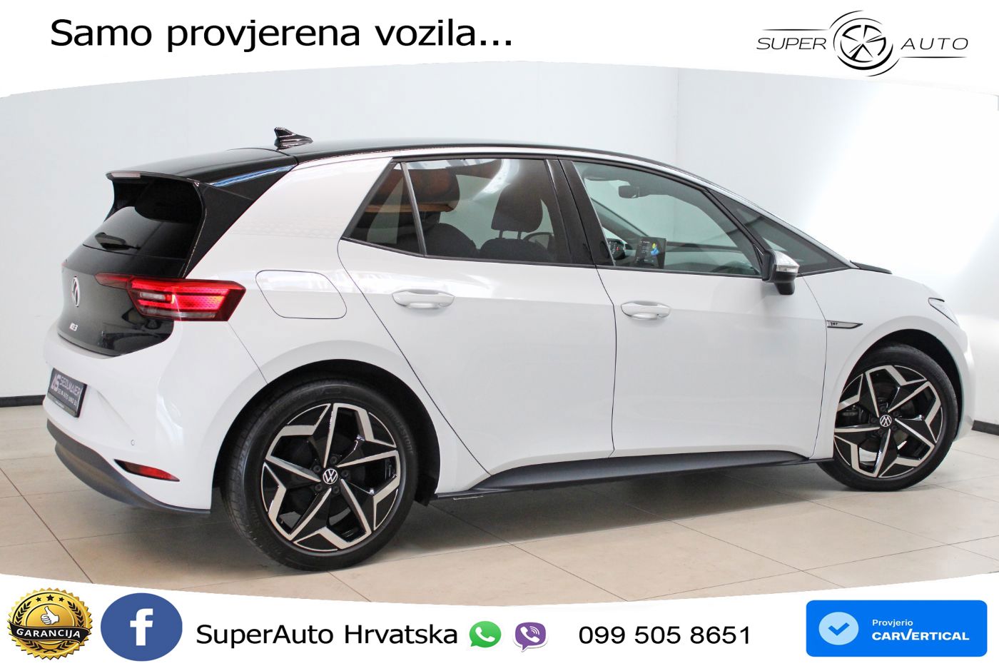 Volkswagen ID.3 Pro Performance 62 kWh (204 KS) LED+GR SJED+ACC