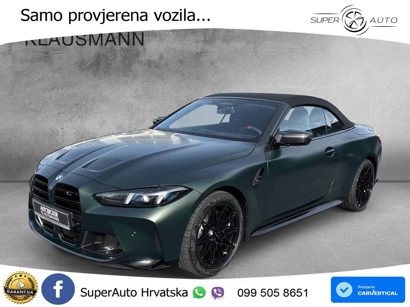 BMW M4 Convertible Competition 3.0 (530 KS) xDrive Steptronic LED+GR SJED+ACC