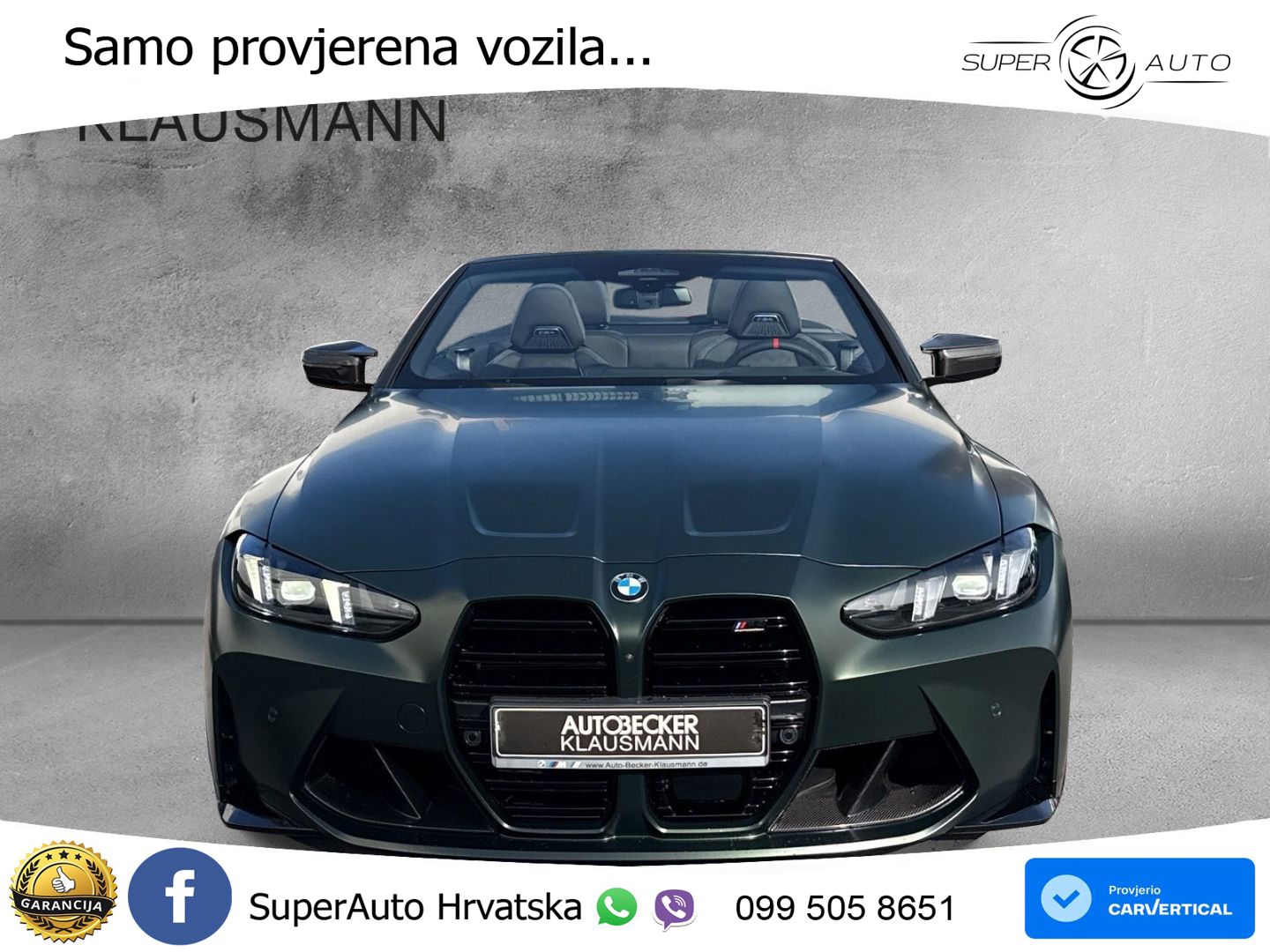 BMW M4 Convertible Competition 3.0 (530 KS) xDrive Steptronic LED+GR SJED+ACC