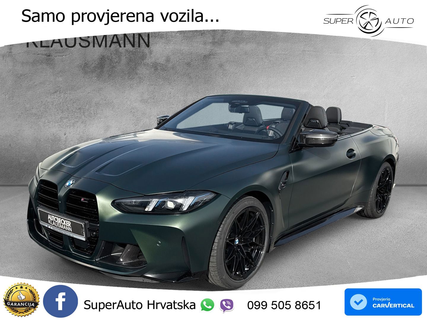 BMW M4 Convertible Competition 3.0 (530 KS) xDrive Steptronic LED+GR SJED+ACC
