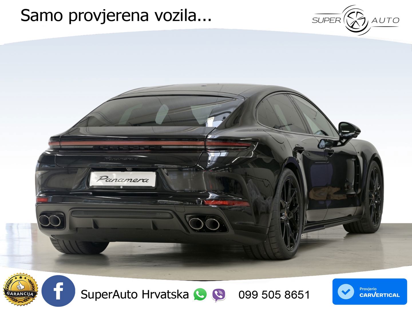Porsche Panamera 4 2.9 V6 (470 KS) E-Hybrid PDK ZRAČNI+ACC+GR SJED+KAM+PANO