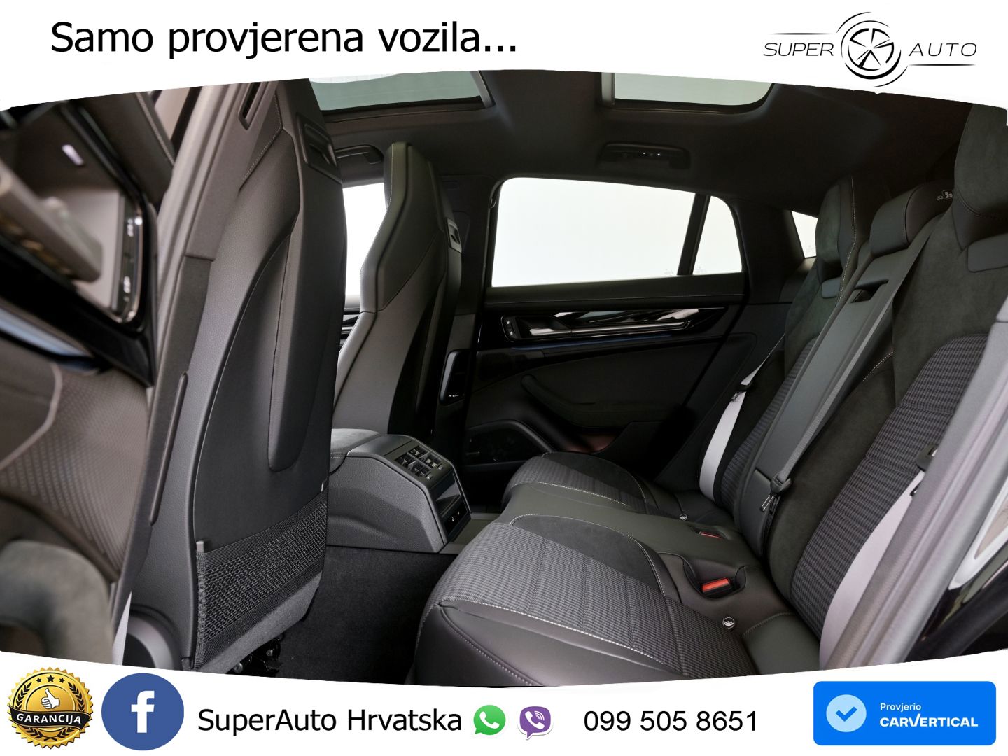Porsche Panamera 4 2.9 V6 (470 KS) E-Hybrid PDK ZRAČNI+ACC+GR SJED+KAM+PANO