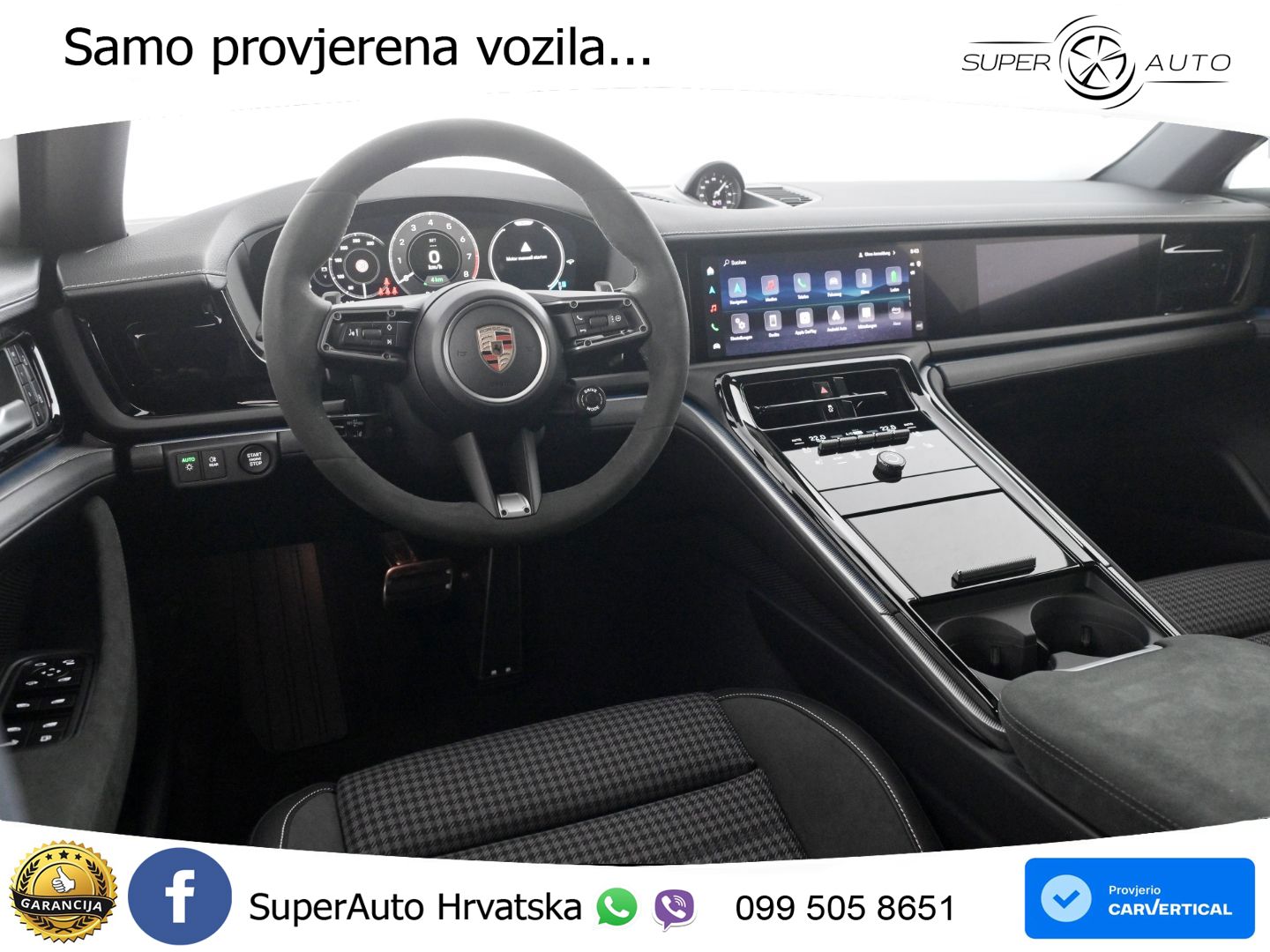 Porsche Panamera 4 2.9 V6 (470 KS) E-Hybrid PDK ZRAČNI+ACC+GR SJED+KAM+PANO