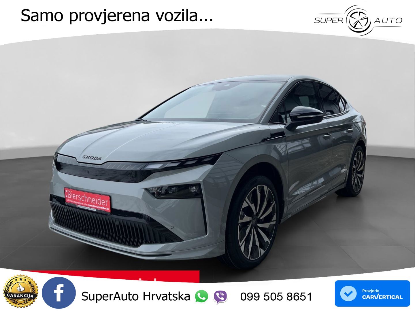 Škoda Enyaq Coupe 85x 82 kWh (299 KS) AWD SportLine LED+GR SJED+ACC