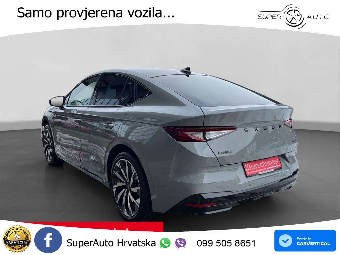 Škoda Enyaq Coupe 85x 82 kWh (299 KS) AWD SportLine LED+GR SJED+ACC