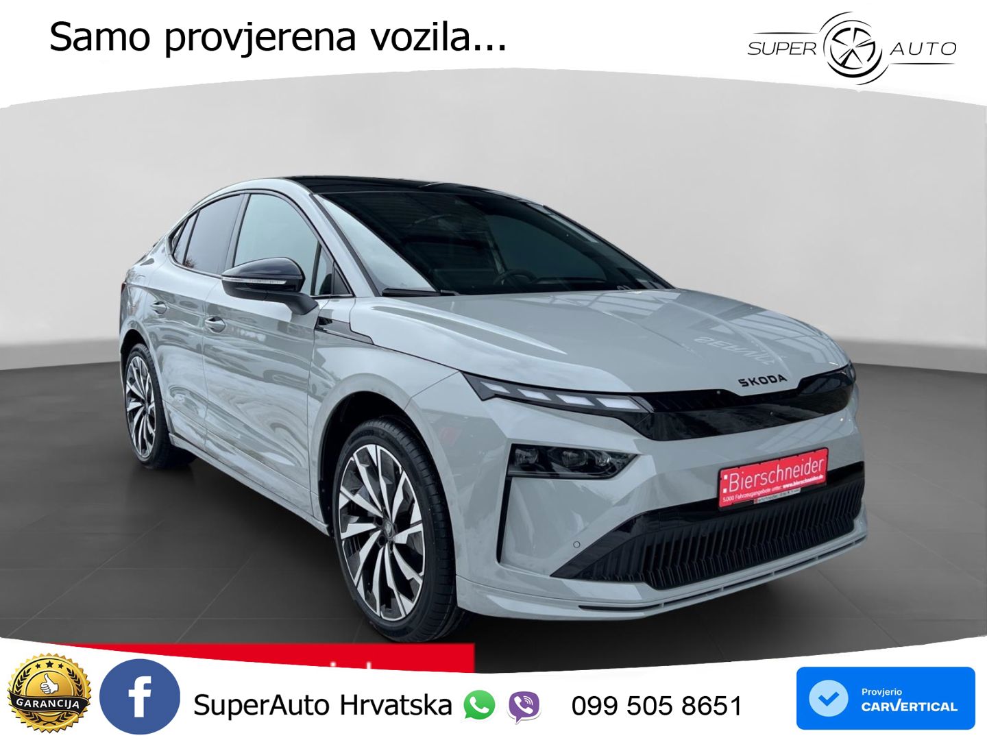 Škoda Enyaq Coupe 85x 82 kWh (299 KS) AWD SportLine LED+GR SJED+ACC