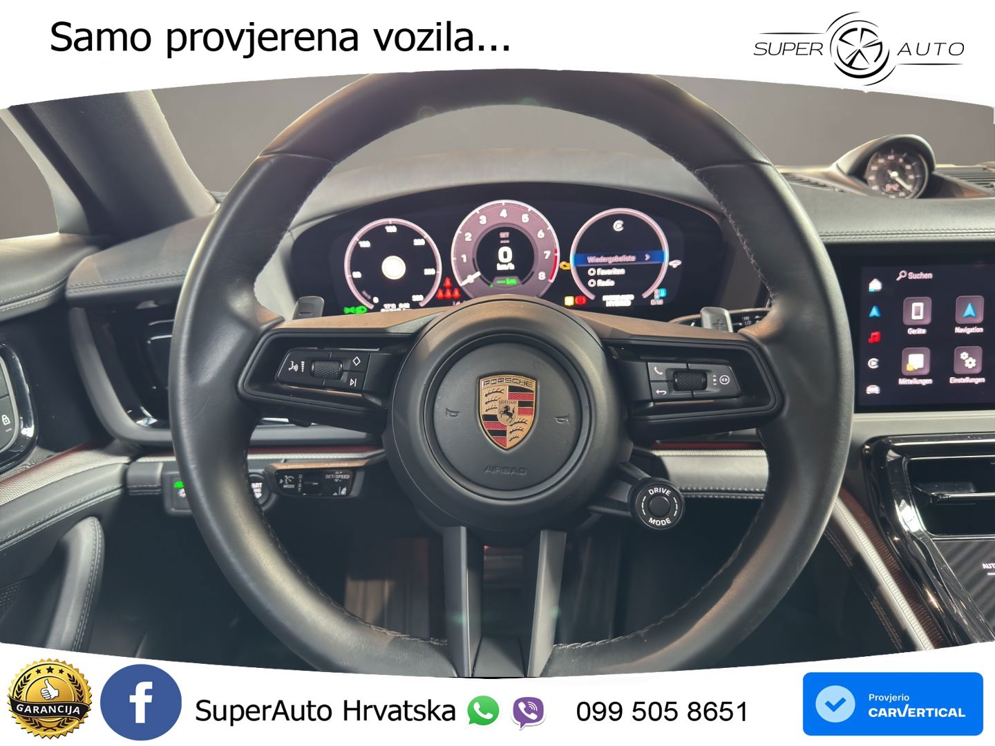 Porsche Panamera 4 2.9 V6 (470 KS) E-Hybrid PDK ACC+HEAD+4xGR SJED+360+PANO