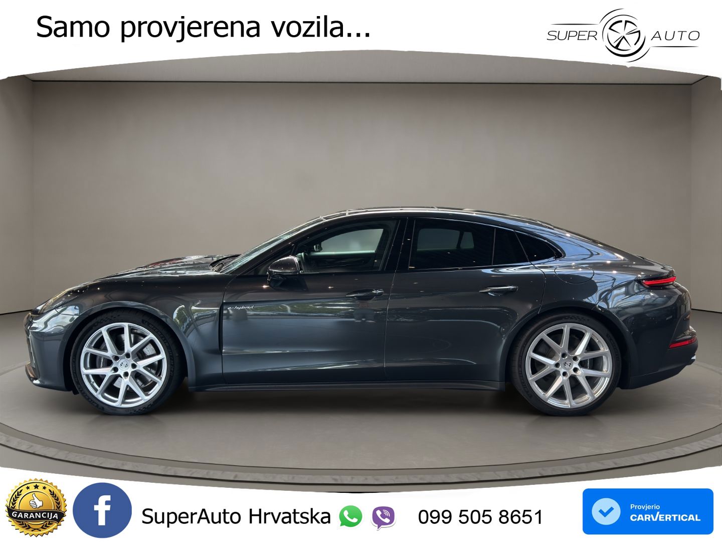 Porsche Panamera 4 2.9 V6 (470 KS) E-Hybrid PDK ACC+HEAD+4xGR SJED+360+PANO