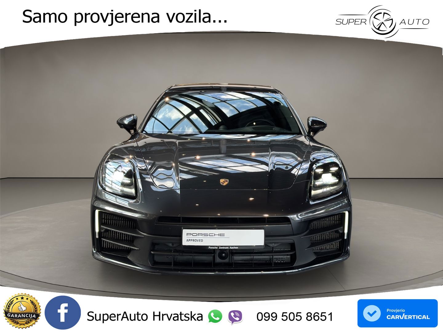 Porsche Panamera 4 2.9 V6 (470 KS) E-Hybrid PDK ACC+HEAD+4xGR SJED+360+PANO