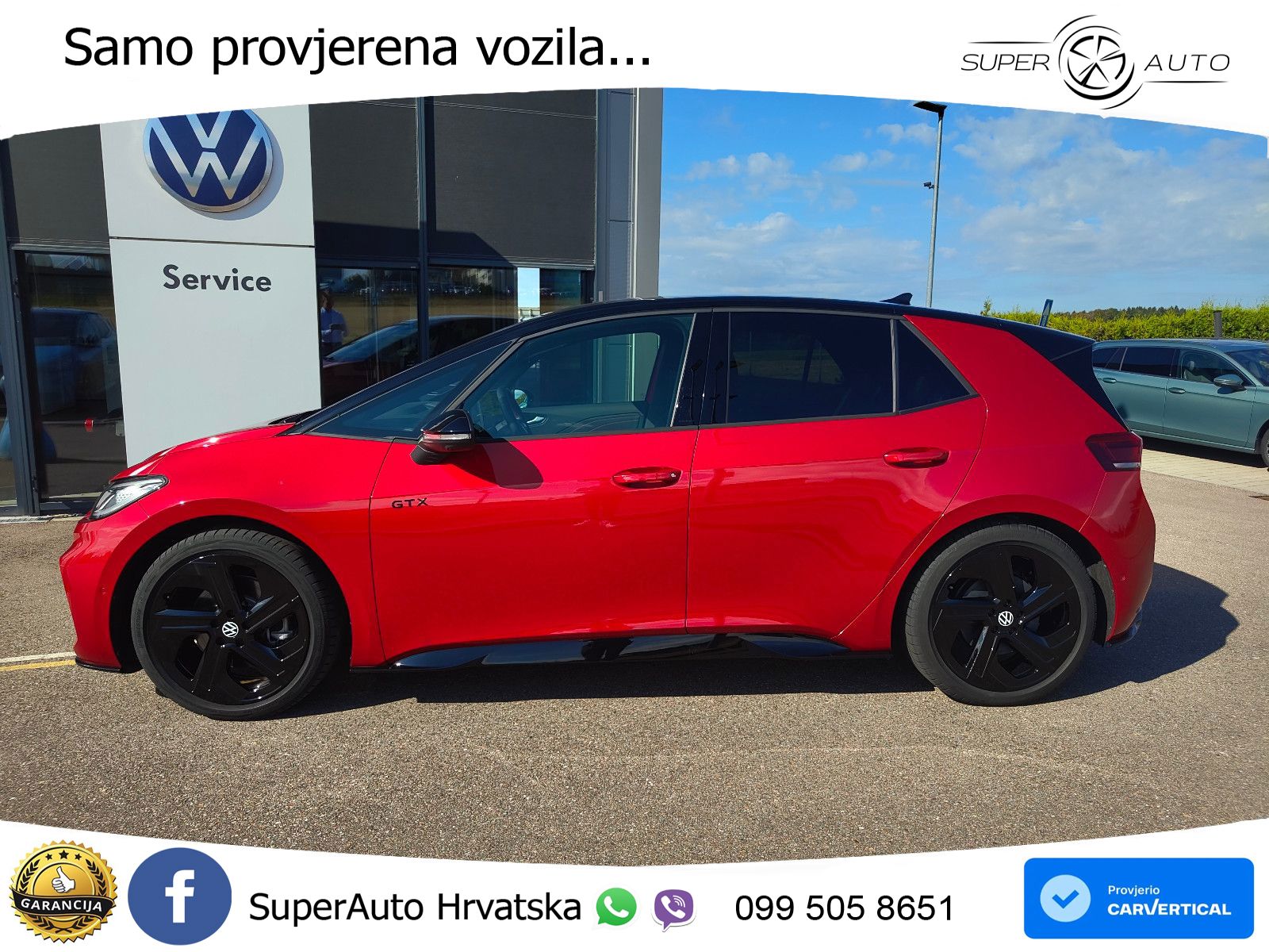 Volkswagen ID.3 GTX Performance 84 kWh (326 KS) LED+GR SJED+ACC