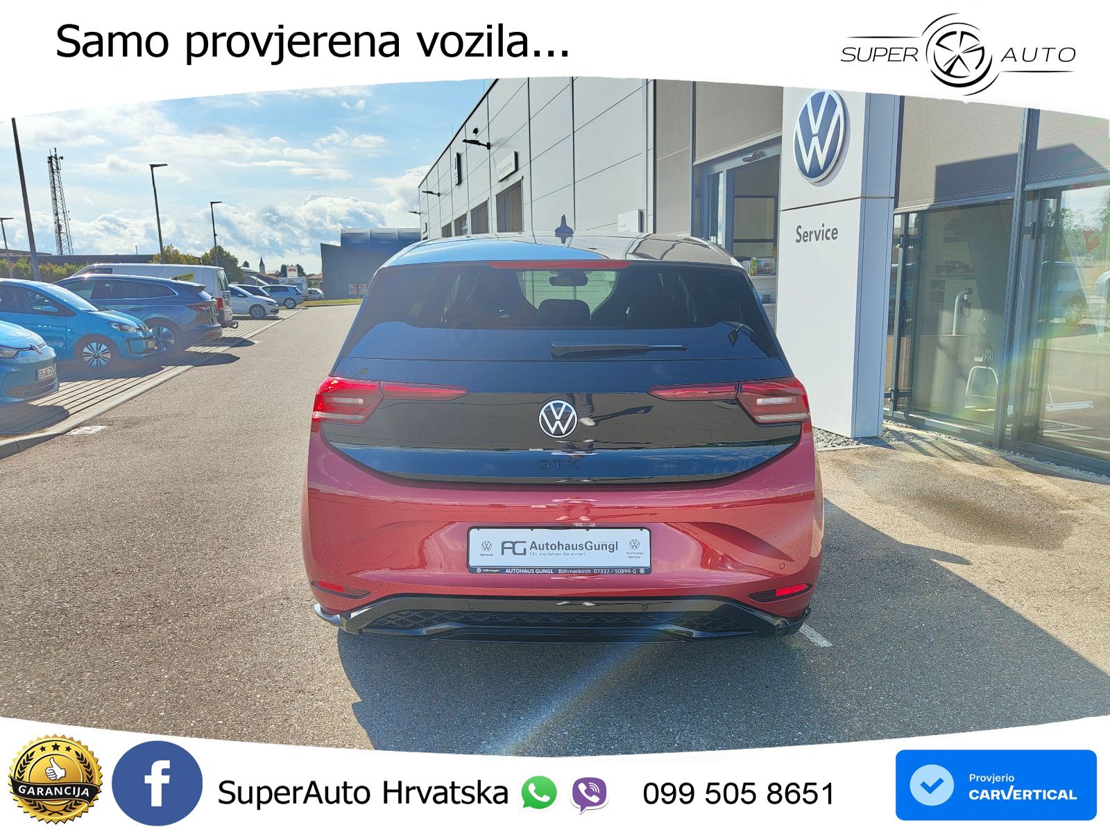 Volkswagen ID.3 GTX Performance 84 kWh (326 KS) LED+GR SJED+ACC