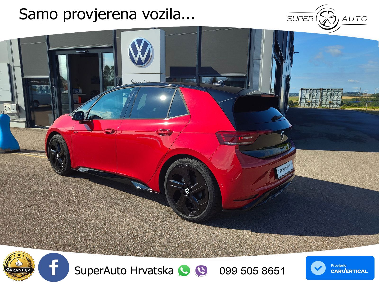 Volkswagen ID.3 GTX Performance 84 kWh (326 KS) LED+GR SJED+ACC