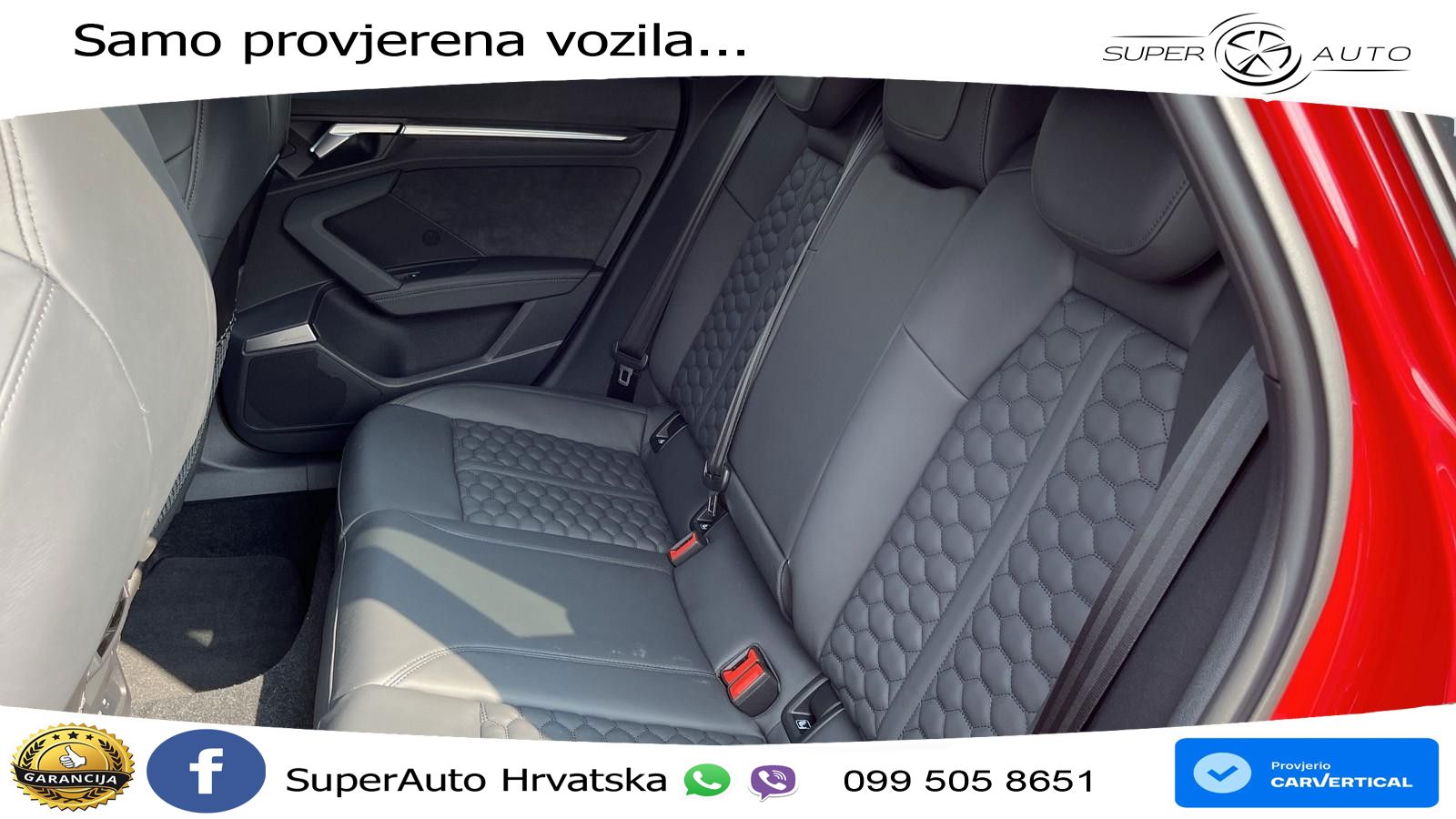 Audi RS3-R ABT 1 of 200 Sportback 2.5 TFSI (500KS) quattro S tronic LED+GR SJED+ACC