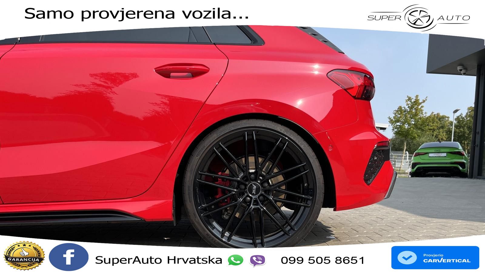 Audi RS3-R ABT 1 of 200 Sportback 2.5 TFSI (500KS) quattro S tronic LED+GR SJED+ACC
