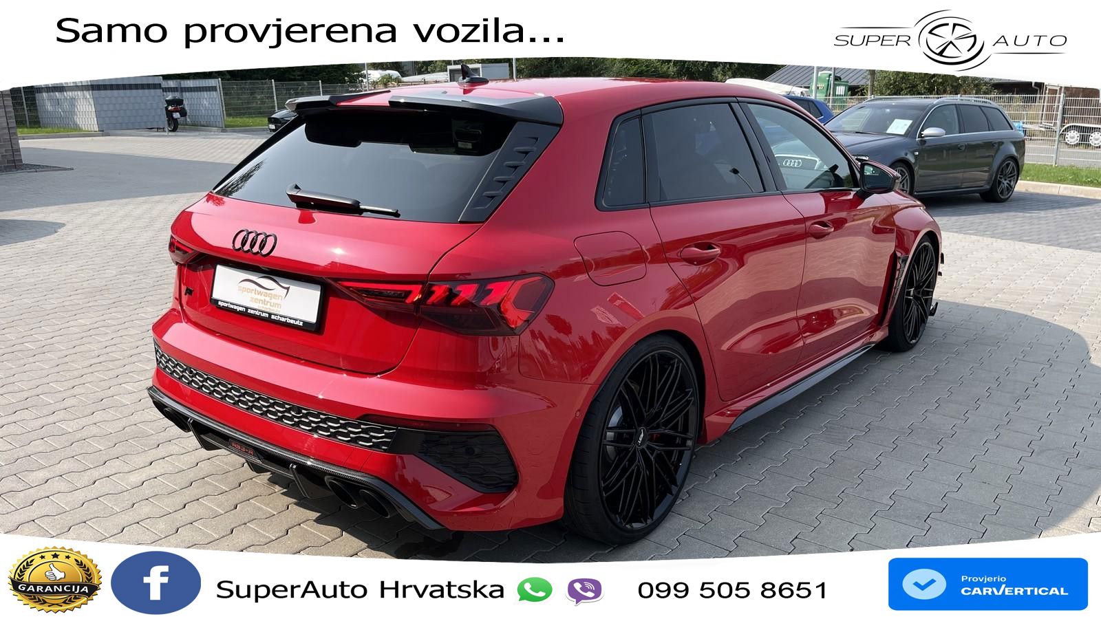 Audi RS3-R ABT 1 of 200 Sportback 2.5 TFSI (500KS) quattro S tronic LED+GR SJED+ACC