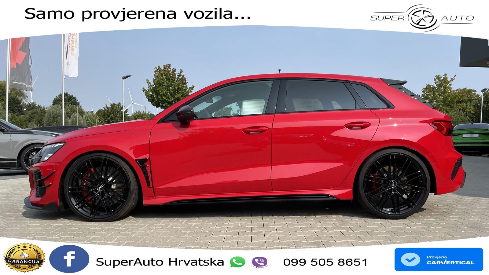 Audi RS3-R ABT 1 of 200 Sportback 2.5 TFSI (500KS) quattro S tronic LED+GR SJED+ACC