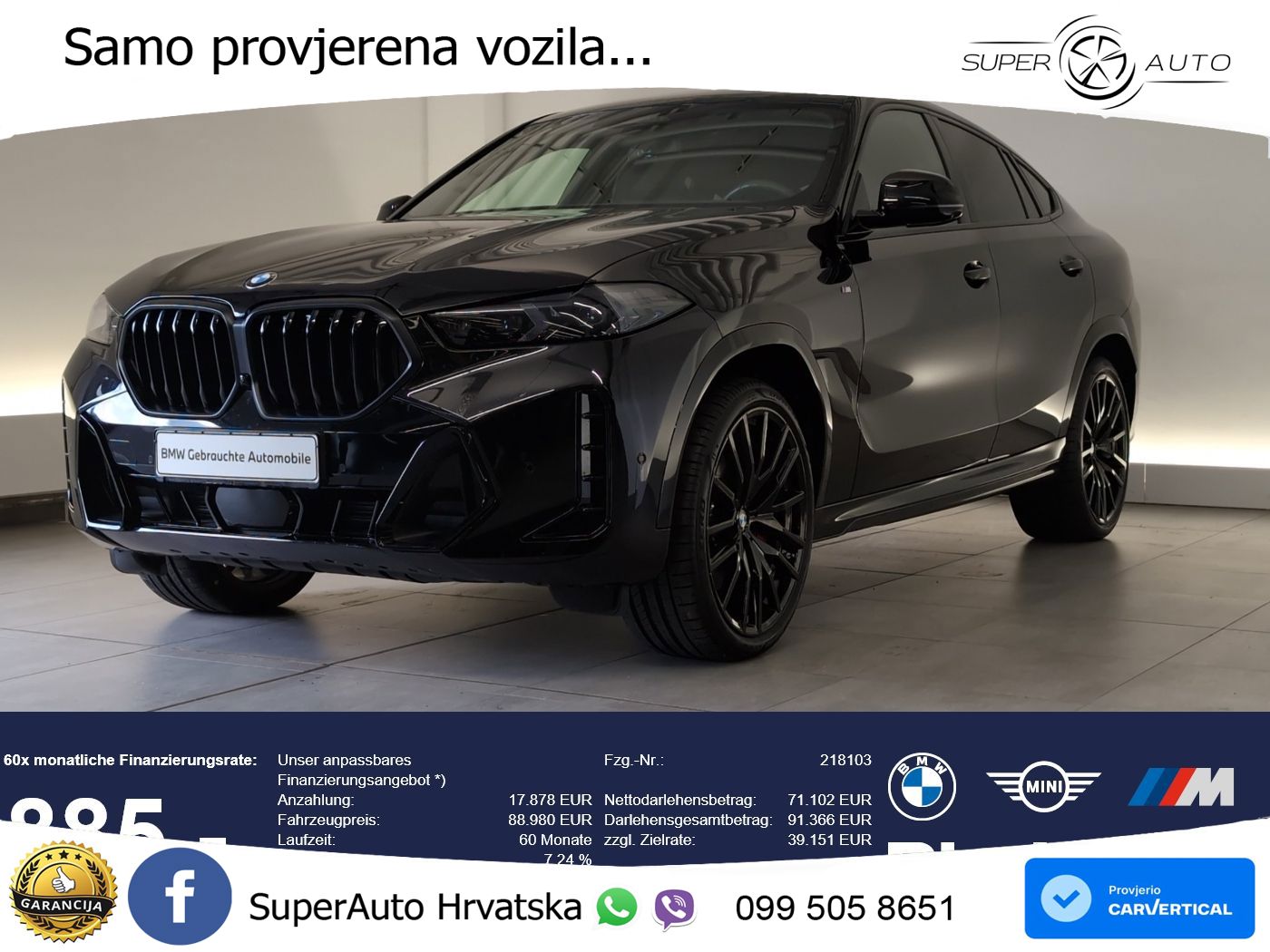 BMW X6 40d (352 KS) xDrive Steptronic LED+GR SJED+ACC