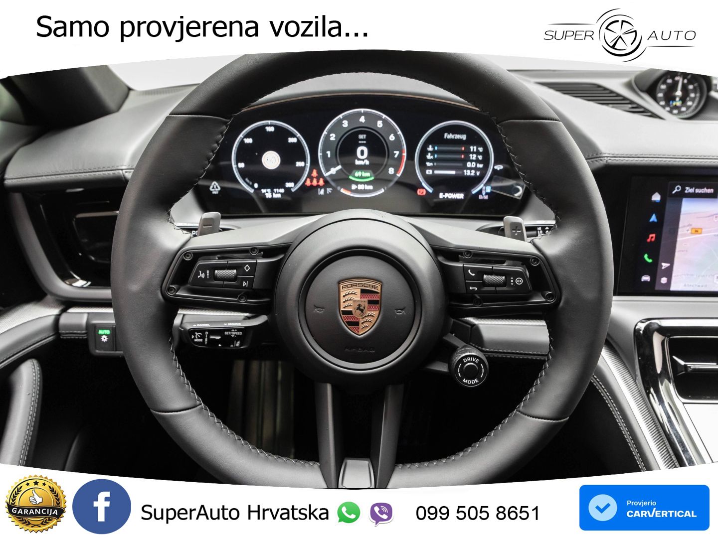 Porsche Panamera 4 2.9 V6 (470 KS) E-Hybrid PDK ZRAČNI+ACC+GR SJED+KAM+PANO