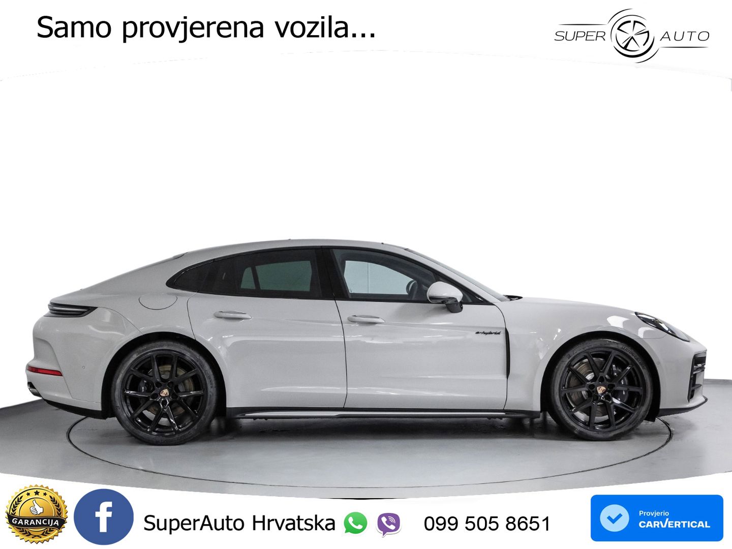 Porsche Panamera 4 2.9 V6 (470 KS) E-Hybrid PDK ZRAČNI+ACC+GR SJED+KAM+PANO
