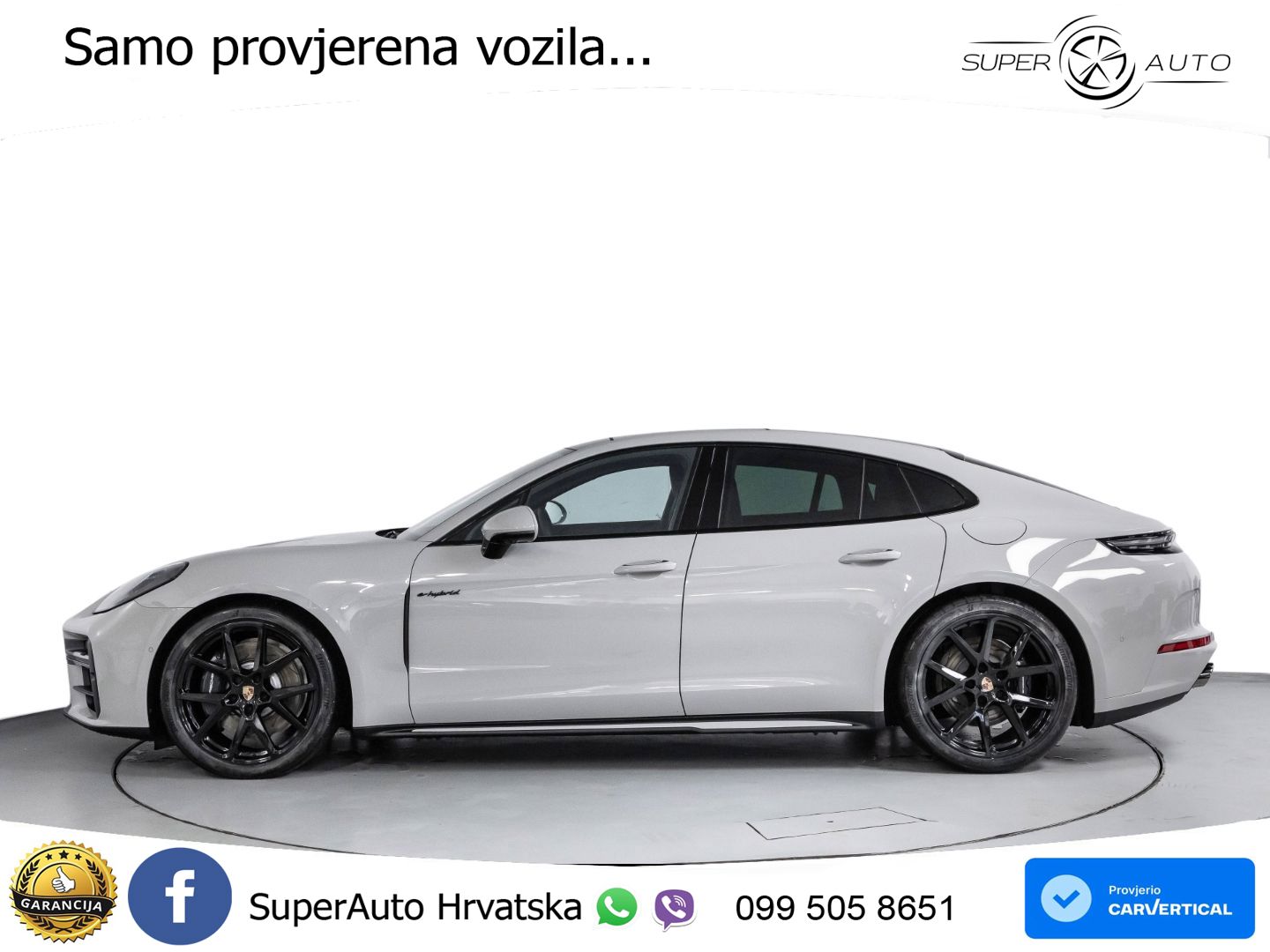Porsche Panamera 4 2.9 V6 (470 KS) E-Hybrid PDK ZRAČNI+ACC+GR SJED+KAM+PANO