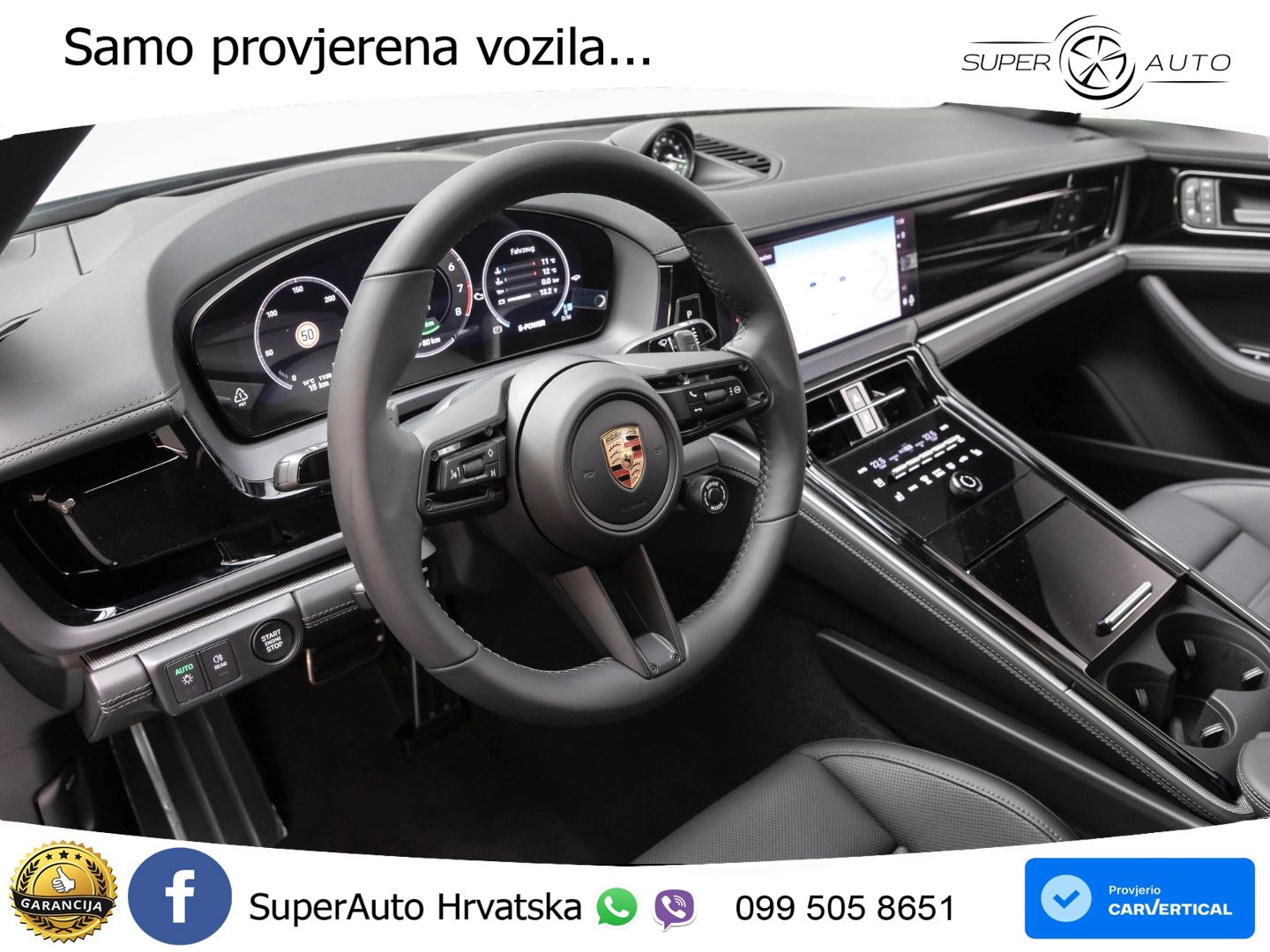 Porsche Panamera 4 2.9 V6 (470 KS) E-Hybrid PDK ZRAČNI+ACC+GR SJED+KAM+PANO