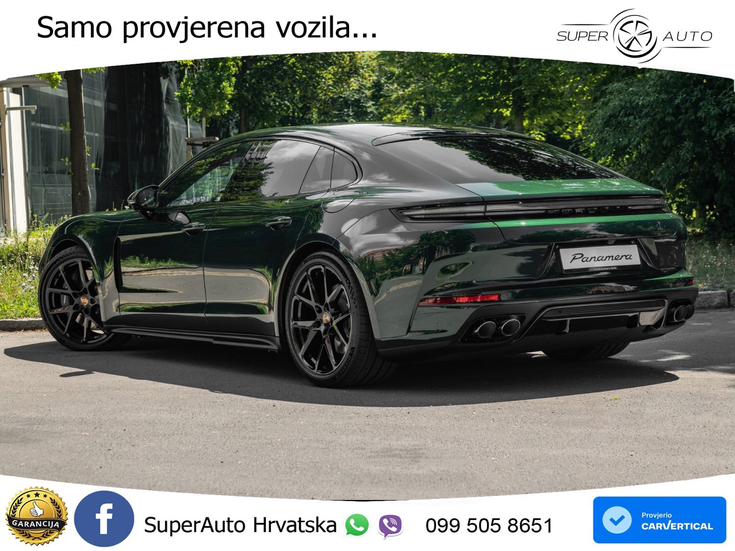 Porsche Panamera 4 2.9 V6 (470 KS) E-Hybrid PDK ZRAČNI+ACC+GR SJED+KAM+PANO