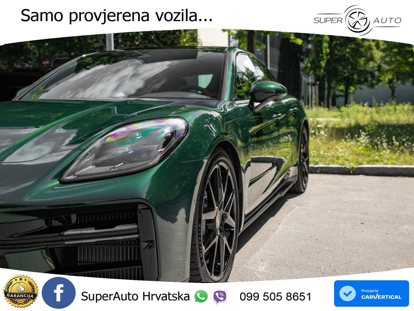 Porsche Panamera 4 2.9 V6 (470 KS) E-Hybrid PDK ZRAČNI+ACC+GR SJED+KAM+PANO