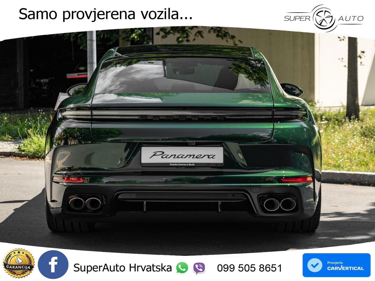 Porsche Panamera 4 2.9 V6 (470 KS) E-Hybrid PDK ZRAČNI+ACC+GR SJED+KAM+PANO