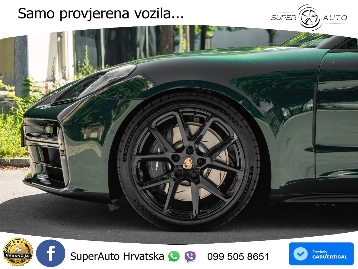Porsche Panamera 4 2.9 V6 (470 KS) E-Hybrid PDK ZRAČNI+ACC+GR SJED+KAM+PANO