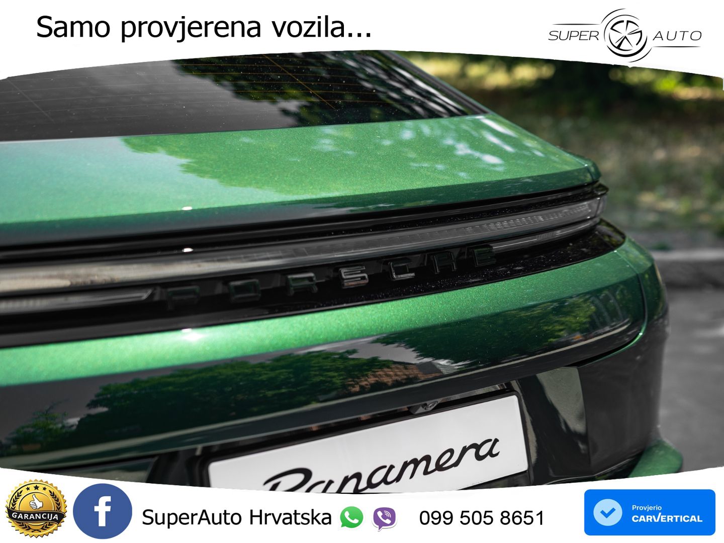 Porsche Panamera 4 2.9 V6 (470 KS) E-Hybrid PDK ZRAČNI+ACC+GR SJED+KAM+PANO