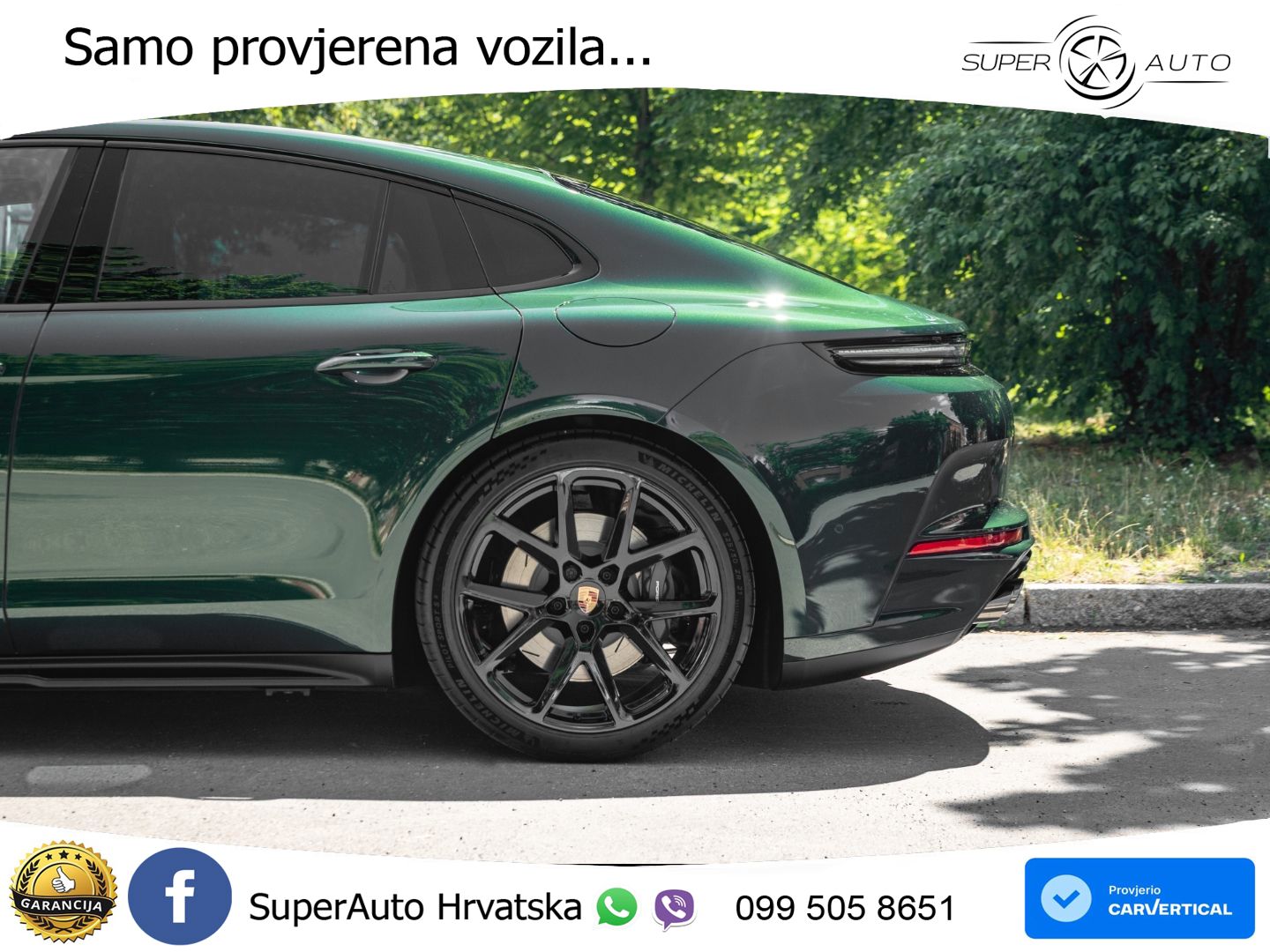 Porsche Panamera 4 2.9 V6 (470 KS) E-Hybrid PDK ZRAČNI+ACC+GR SJED+KAM+PANO
