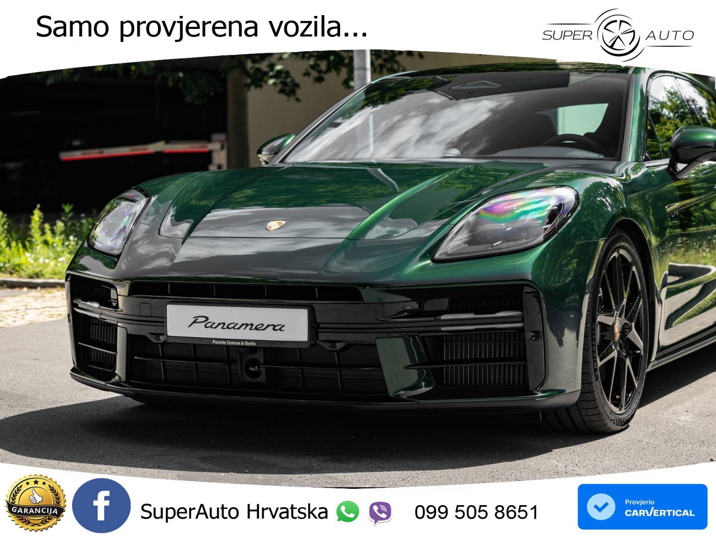 Porsche Panamera 4 2.9 V6 (470 KS) E-Hybrid PDK ZRAČNI+ACC+GR SJED+KAM+PANO