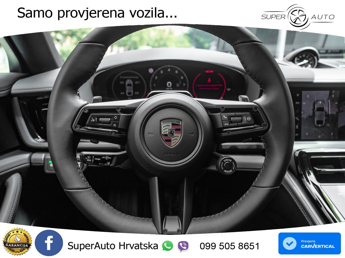 Porsche Panamera 4 2.9 V6 (470 KS) E-Hybrid PDK ZRAČNI+ACC+GR SJED+KAM+PANO