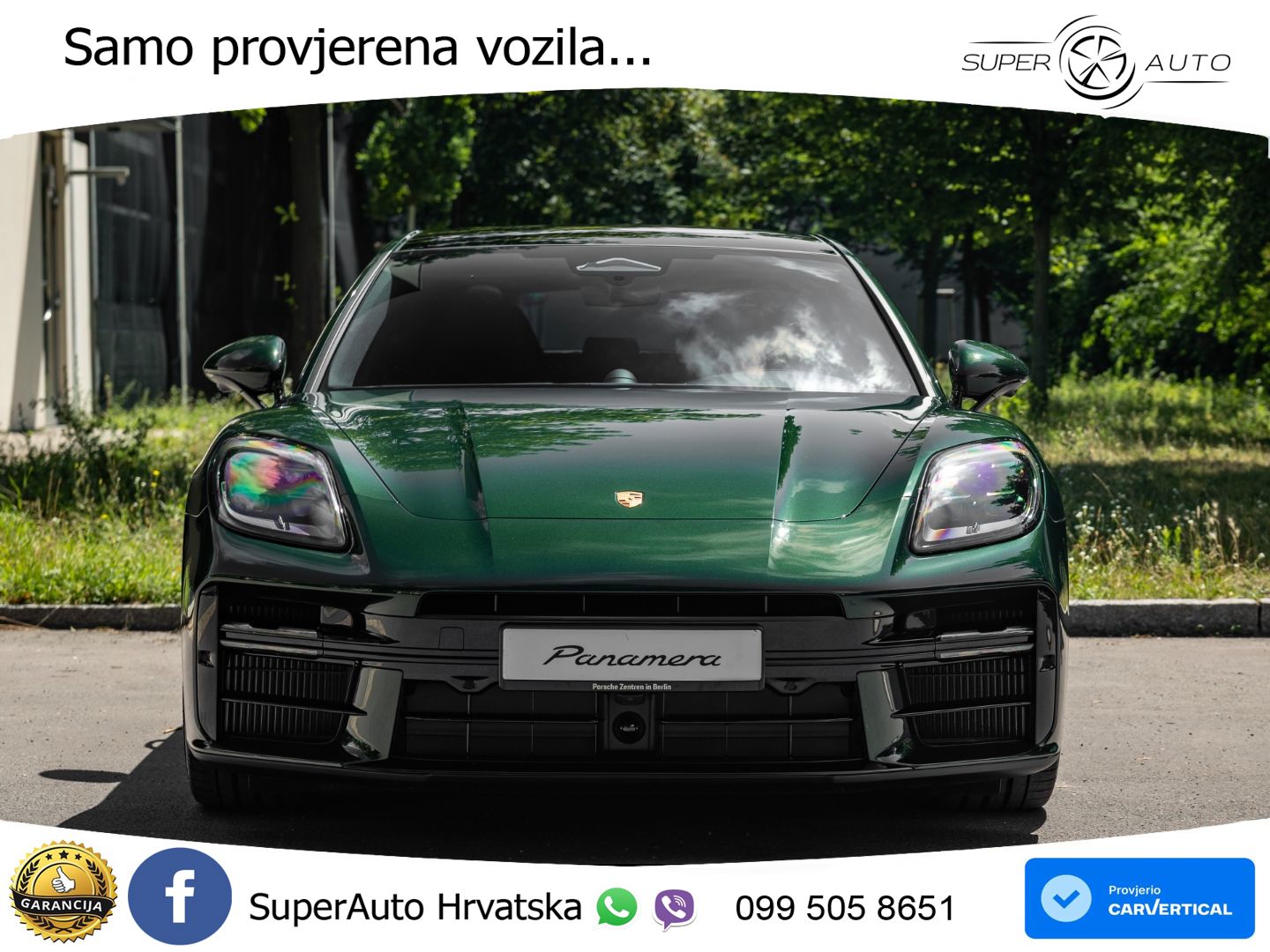 Porsche Panamera 4 2.9 V6 (470 KS) E-Hybrid PDK ZRAČNI+ACC+GR SJED+KAM+PANO