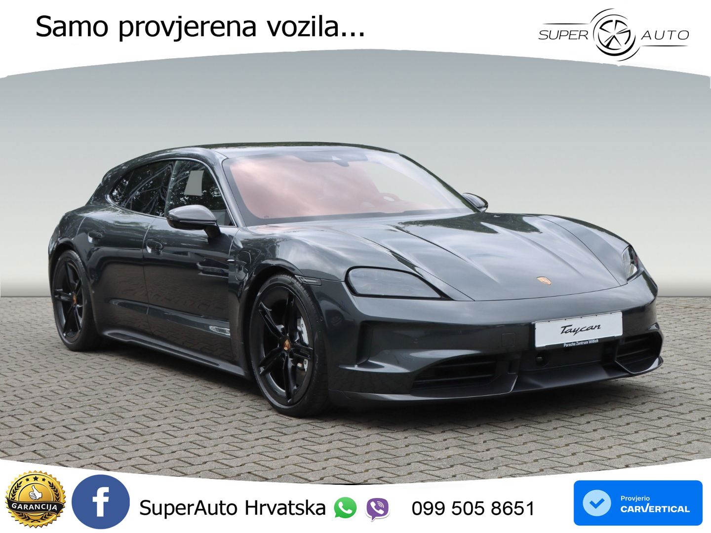 Porsche Taycan Sport Turismo 4S 105 kWh (598 KS)