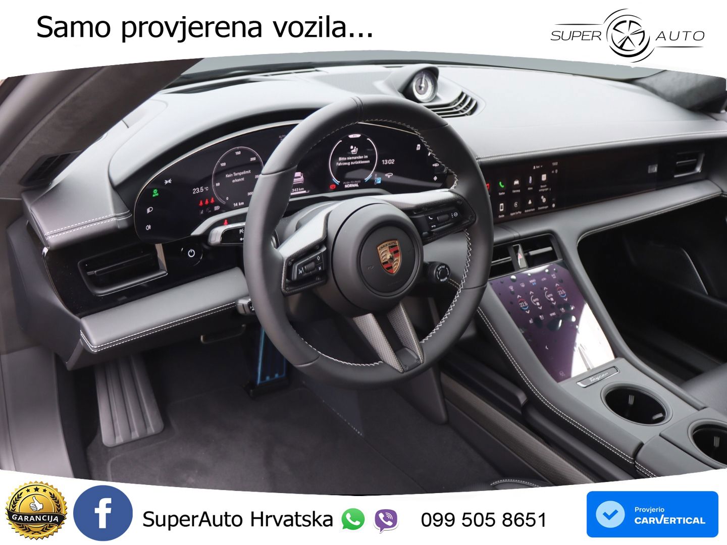 Porsche Taycan Sport Turismo 4S 105 kWh (598 KS)