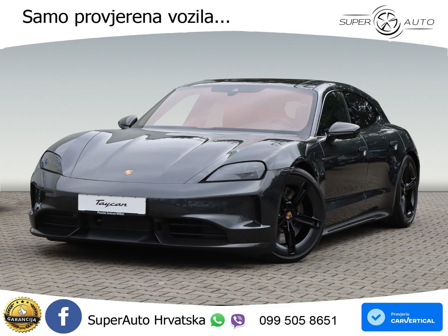 Porsche Taycan Sport Turismo 4S 105 kWh (598 KS)