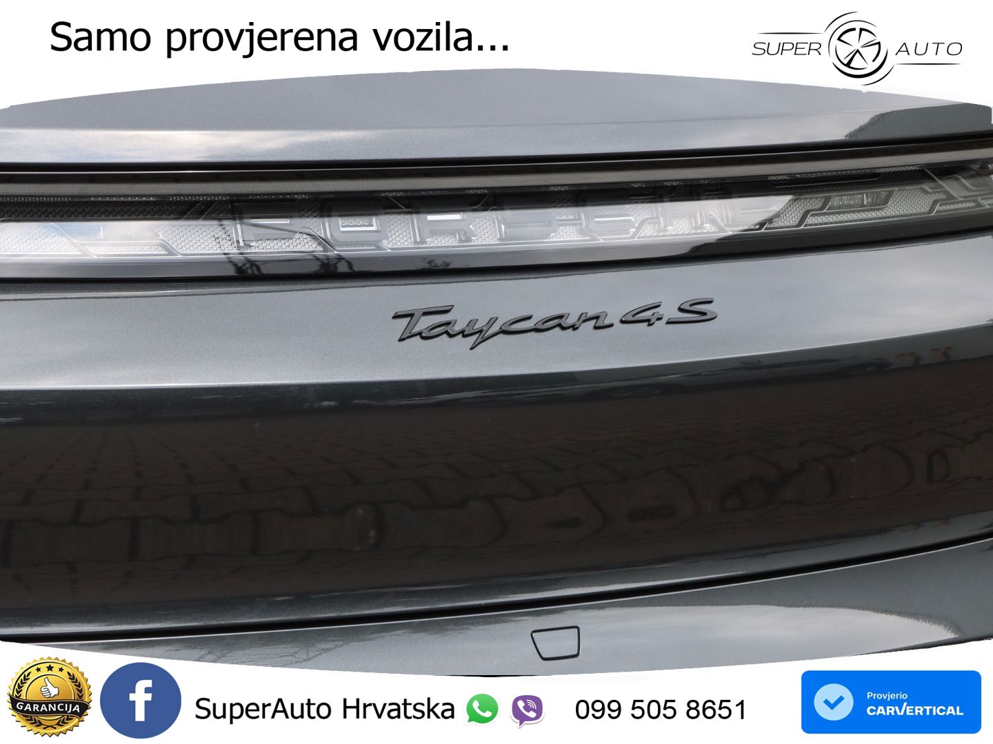 Porsche Taycan Sport Turismo 4S 105 kWh (598 KS)