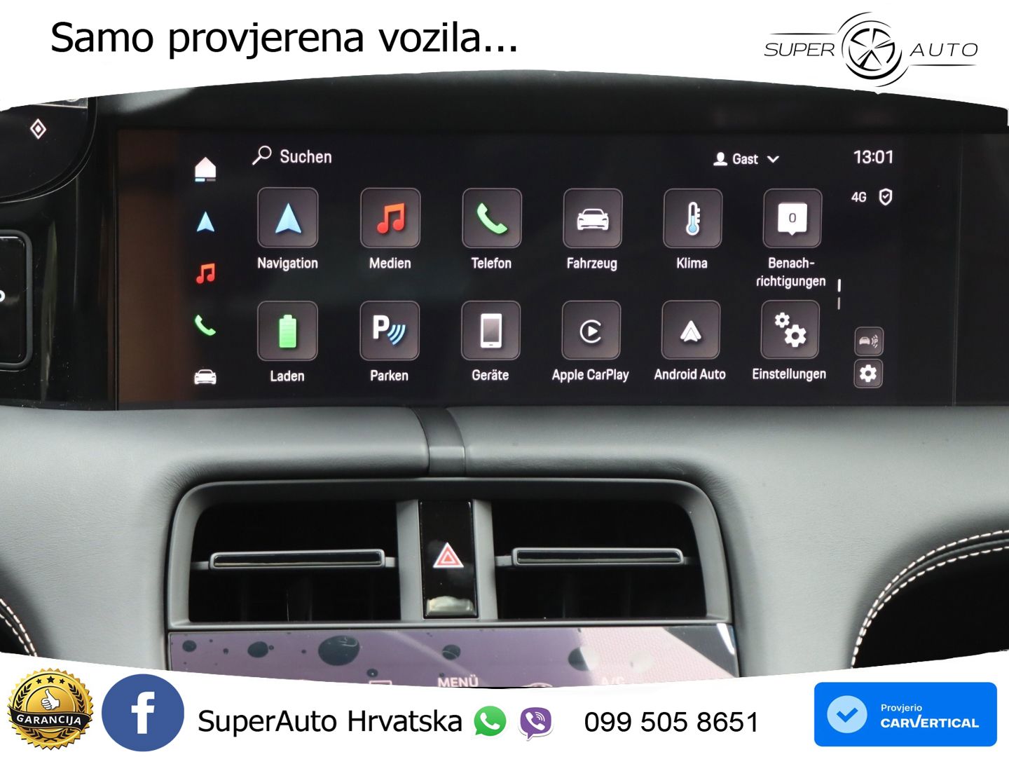 Porsche Taycan Sport Turismo 4S 105 kWh (598 KS)
