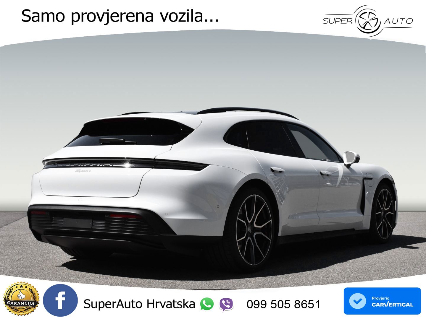 Porsche Taycan Sport Turismo 105 kWh (435 KS)
