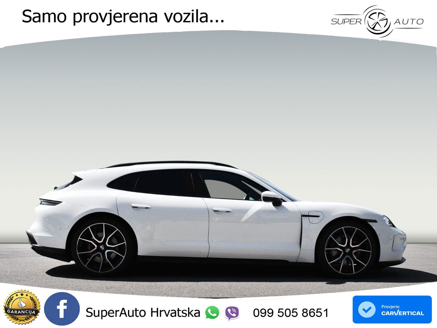 Porsche Taycan Sport Turismo 105 kWh (435 KS)
